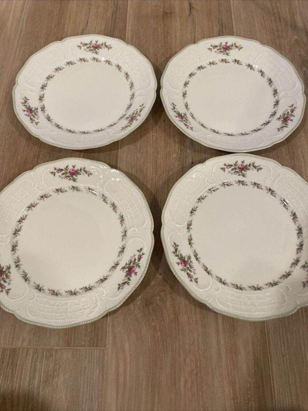 Rosenthal Sanssouci Set Of 4 Plates 8” Floral Germany Fine China